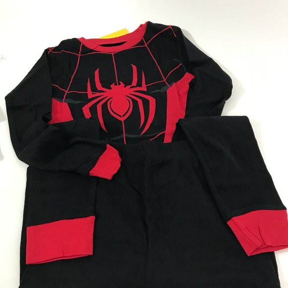 Boys 2 Cotton Spiderman Pajama Sets Size: 8 - Picture 7 of 7